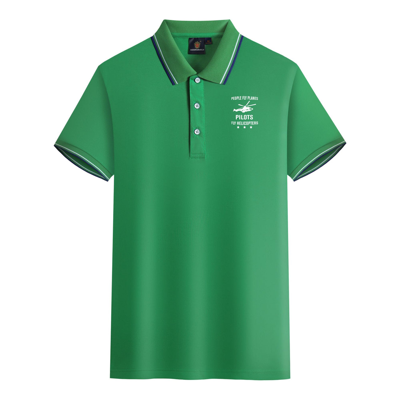 People Fly Planes Pilots Fly Helicopters Designed Stylish Polo T-Shirts