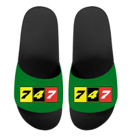 Thumbnail for Flat Colourful 747 Designed Sport Slippers