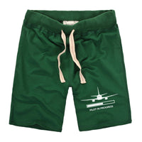 Thumbnail for Pilot In Progress Designed Cotton Shorts