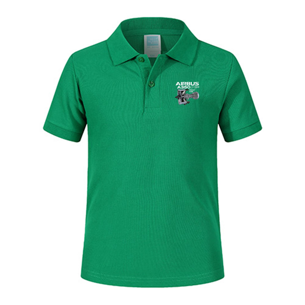 Airbus A350 & Trent Wxb Engine Designed Children Polo T-Shirts