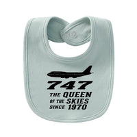 Thumbnail for Boeing 747 - Queen of the Skies (2) Designed Baby Saliva & Feeding Towels