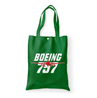 Thumbnail for Amazing Boeing 757 Designed Tote Bags