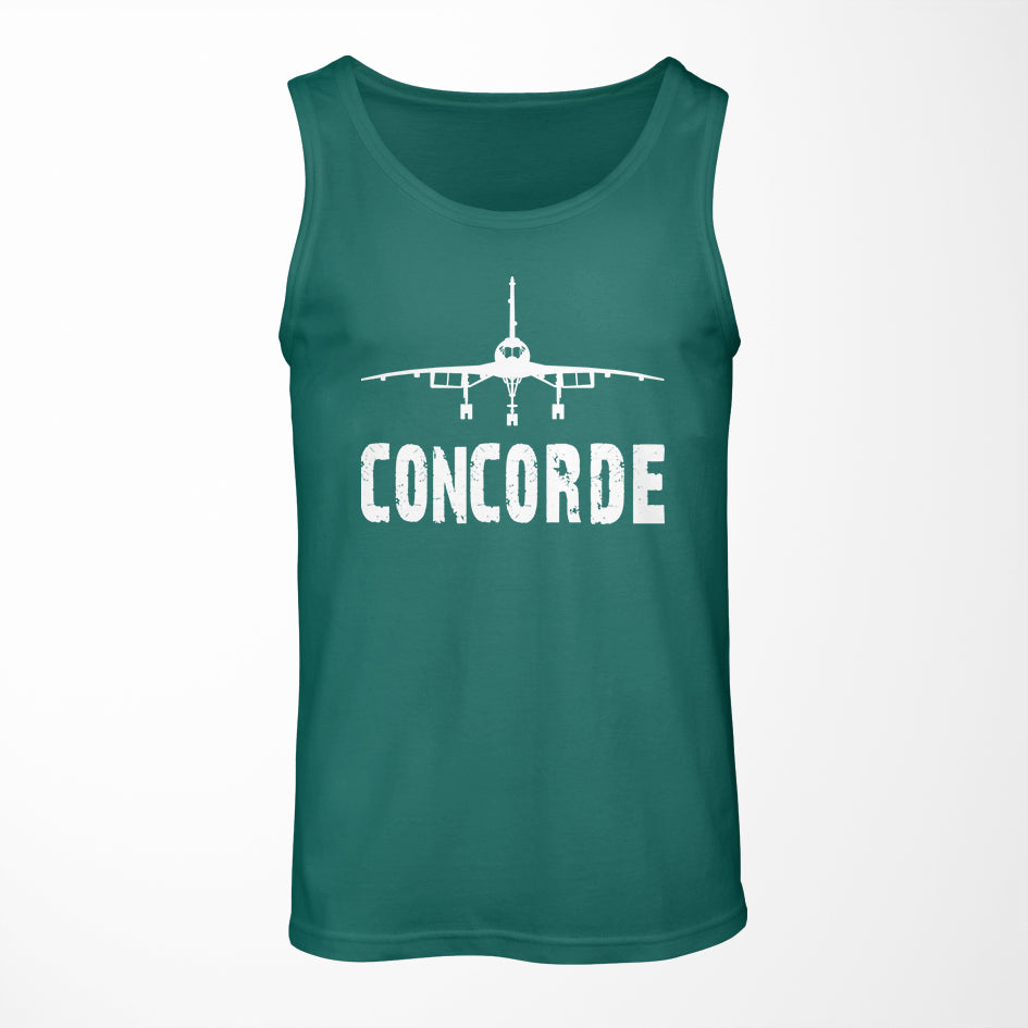 Concorde & Plane Designed Tank Tops