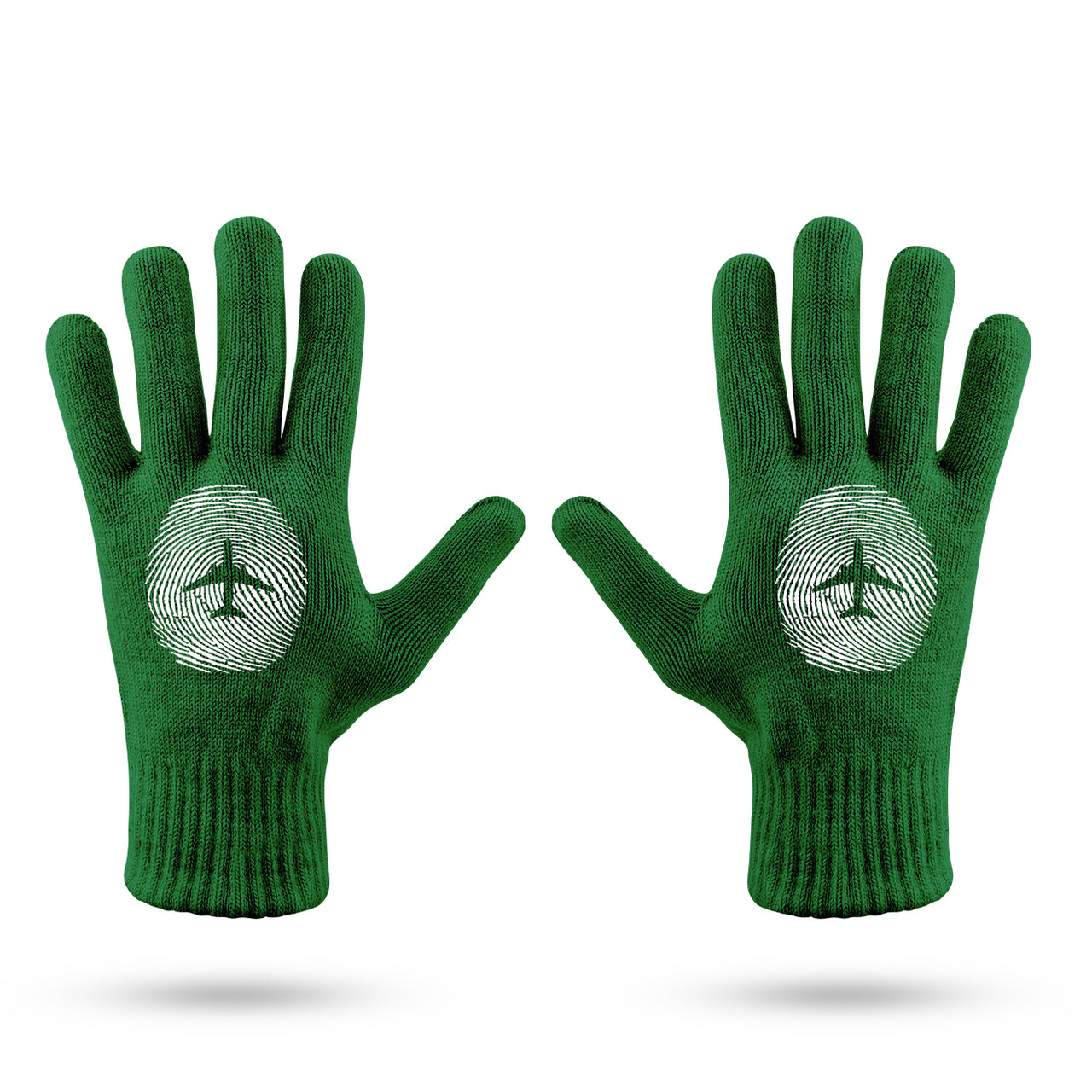 Aviation Finger Print Designed Gloves