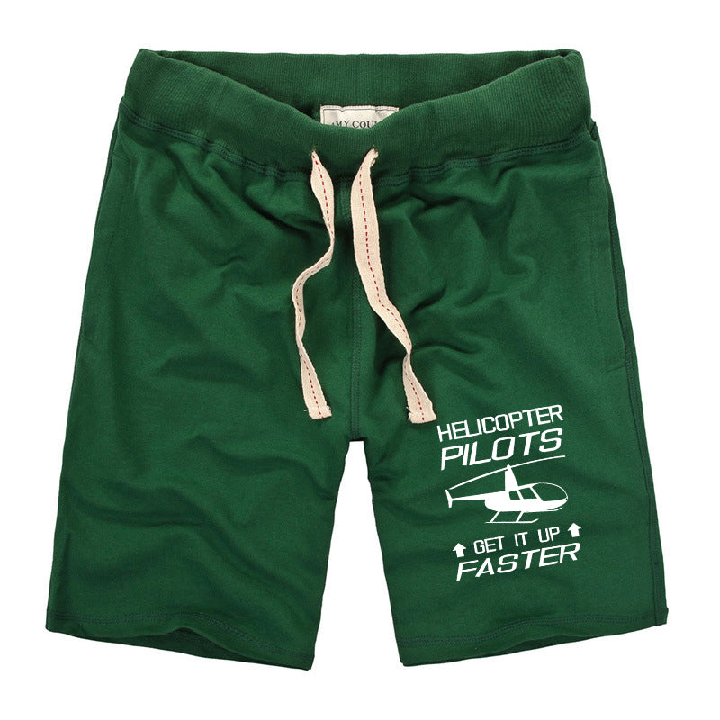 Helicopter Pilots Get It Up Faster Designed Cotton Shorts