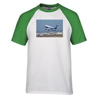 Thumbnail for Departing ANA's Boeing 767 Designed Raglan T-Shirts