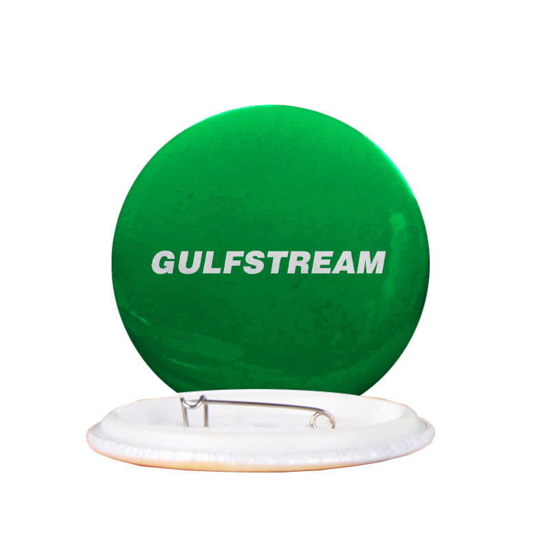 Gulfstream & Text Designed Pins