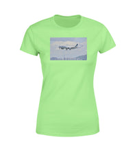 Thumbnail for Cathay Pacific Airbus A350 Designed Women T-Shirts