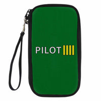 Thumbnail for Pilot & Stripes (4 Lines) Designed Travel Cases & Wallets