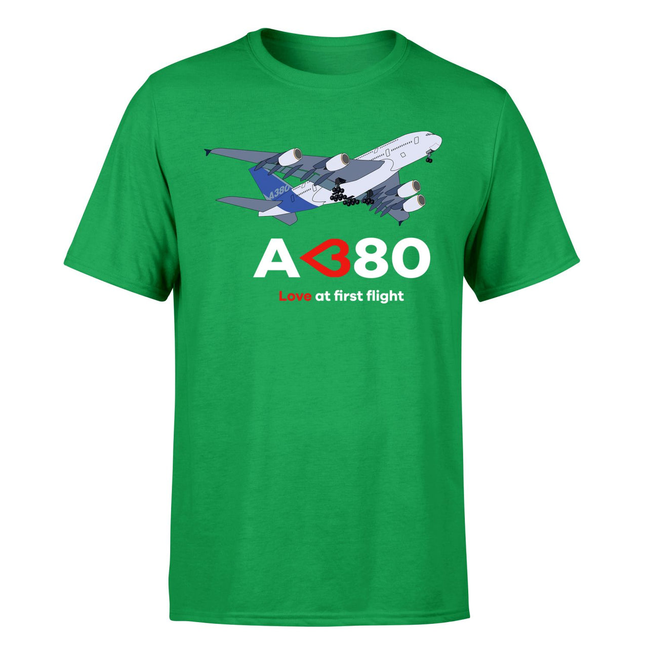 Airbus A380 Love at first flight Designed T-Shirts