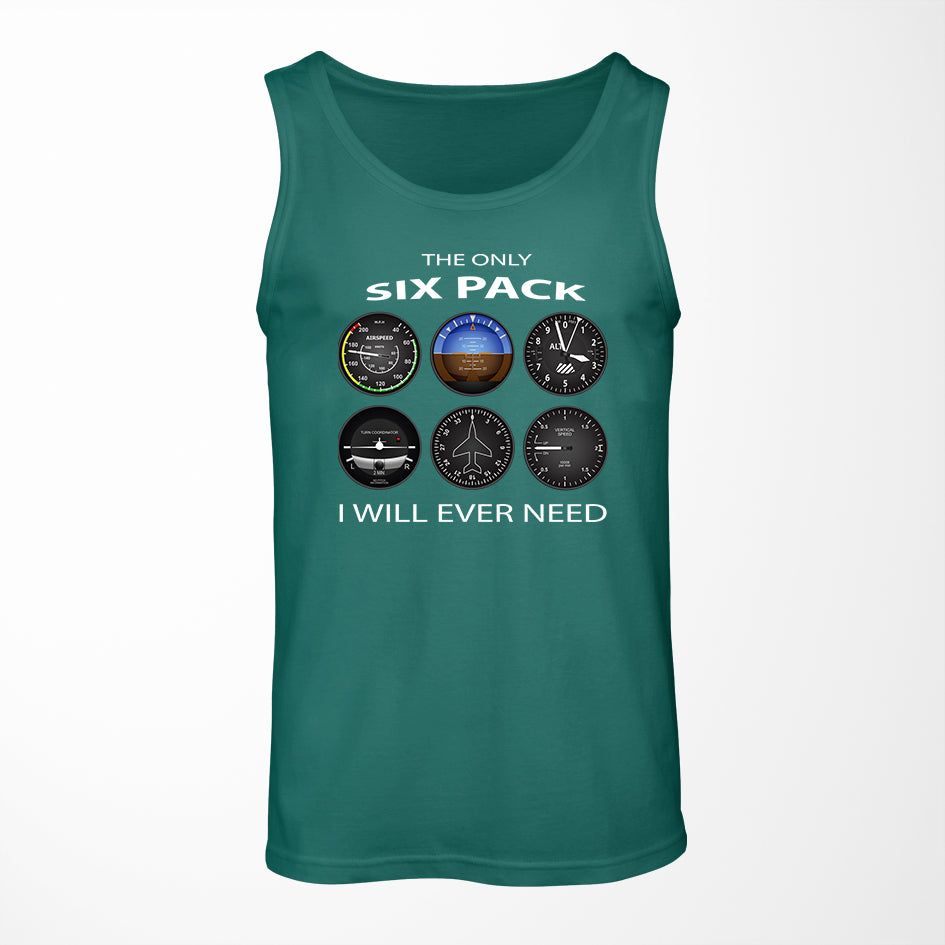 The Only Six Pack I Will Ever Need Designed Tank Tops