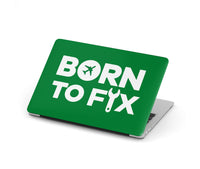 Thumbnail for Born To Fix Airplanes Designed Macbook Cases