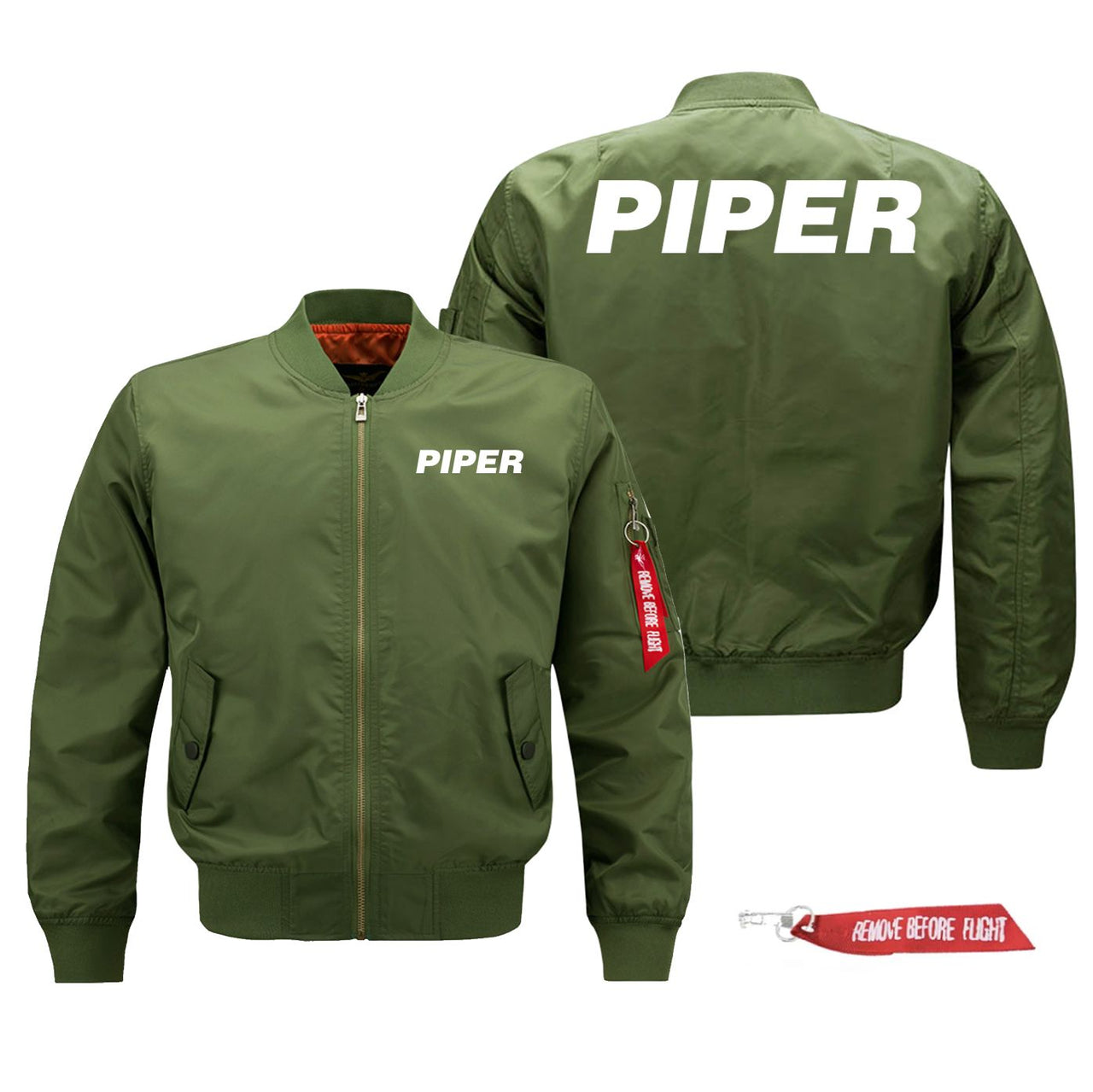 Piper & Text Designed Pilot Jackets (Customizable)