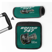 Thumbnail for Boeing 747 & GENX Engine Designed Neoprene Luggage Handle Covers