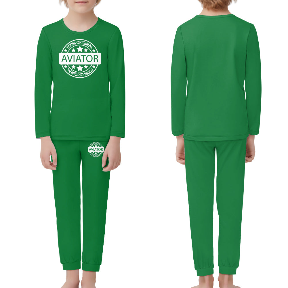 100 Original Aviator Designed "Children" Pijamas