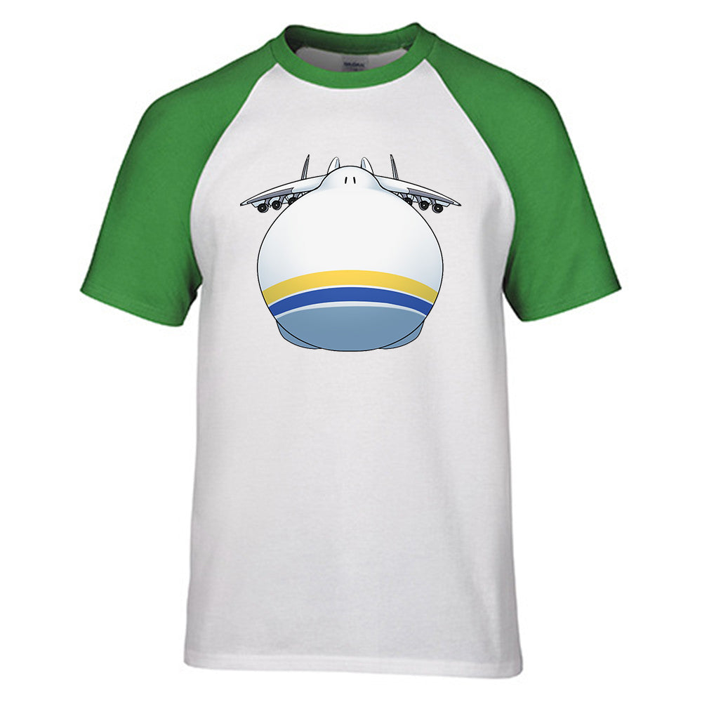 Antonov 225 ROUND Designed Raglan T-Shirts