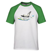 Thumbnail for Antonov An-225 & Buran Designed Raglan T-Shirts