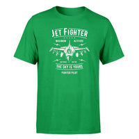 Thumbnail for Jet Fighter - The Sky is Yours Designed T-Shirts
