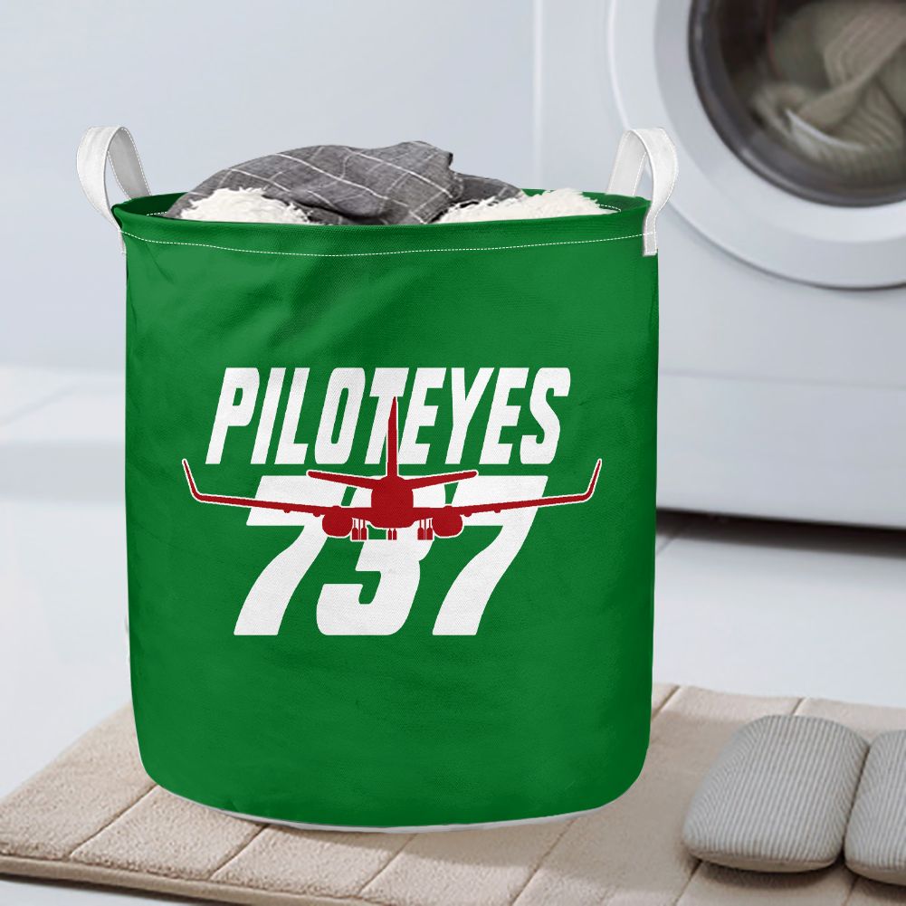 Amazing Piloteyes737 Designed Laundry Baskets