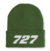 Thumbnail for 727 Flat Text Embroidered Beanies