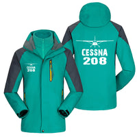 Thumbnail for Cessna 208 & Plane Designed Thick Skiing Jackets