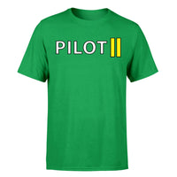 Thumbnail for Pilot & Stripes (2 Lines) Designed T-Shirts