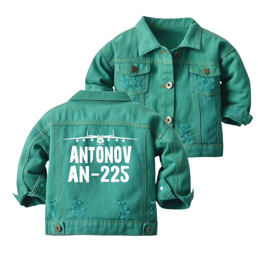 Antonov AN-225 & Plane Designed Children Denim Jackets