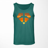 Thumbnail for Supermen of The Skies (Sunset) Designed Tank Tops