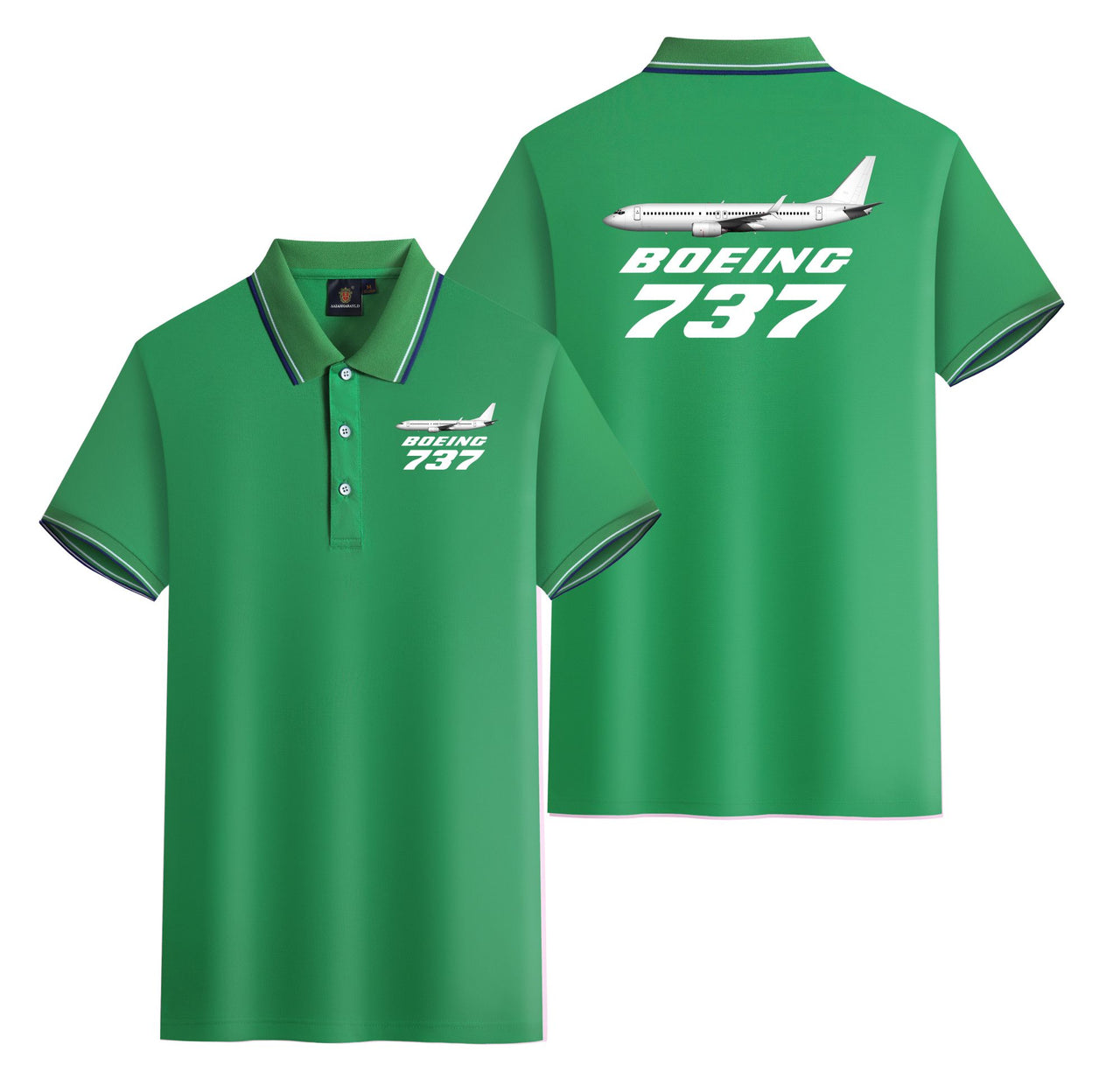 The Boeing 737 Designed Stylish Polo T-Shirts (Double-Side)