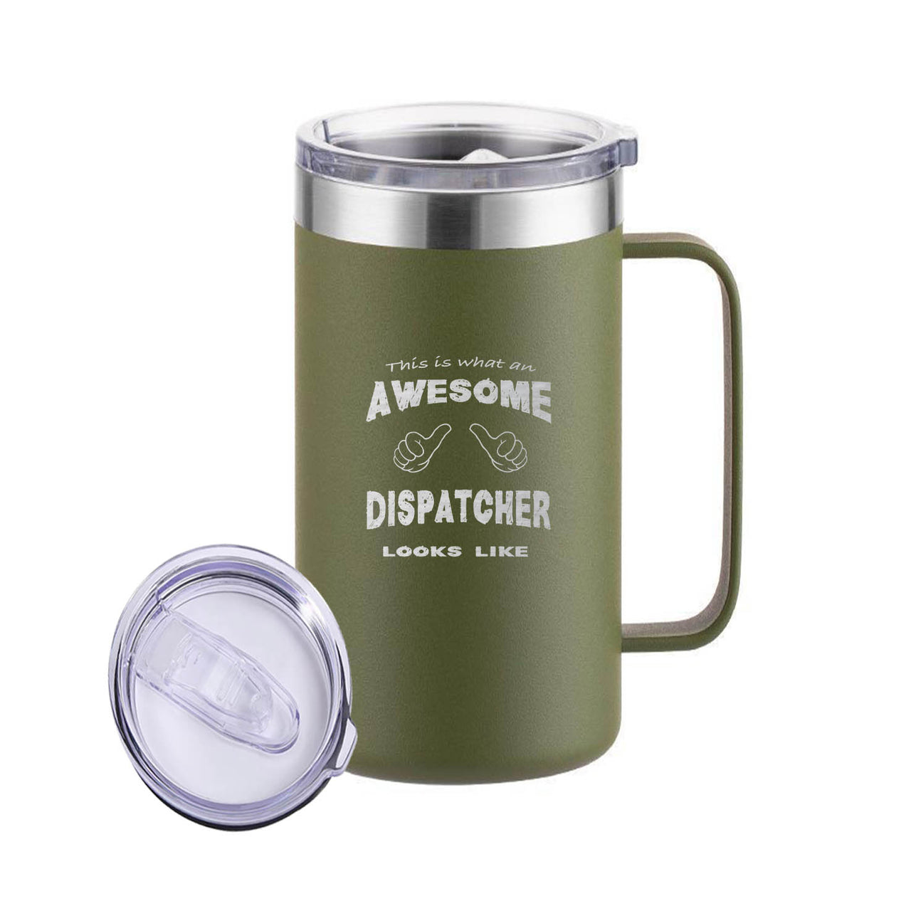 Dispatcher Designed Stainless Steel Beer Mugs