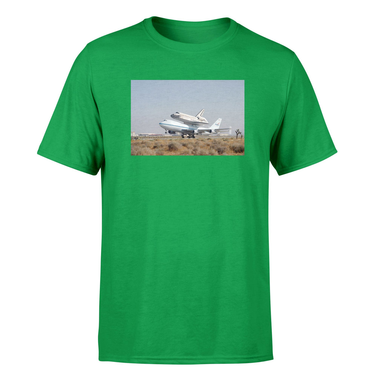 Boeing 747 Carrying Nasa's Space Shuttle Designed T-Shirts