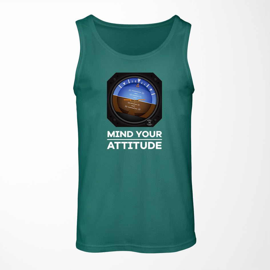 Mind Your Attitude Designed Tank Tops