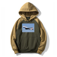 Thumbnail for Departing British Airways Boeing 747 Designed Colourful Hoodies