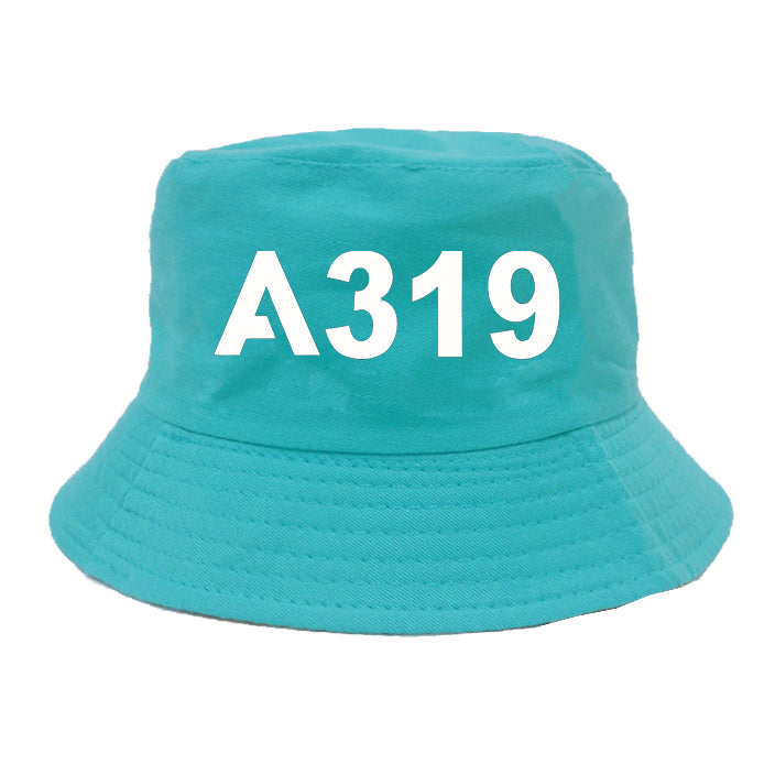 A319 Flat Text Designed Summer & Stylish Hats