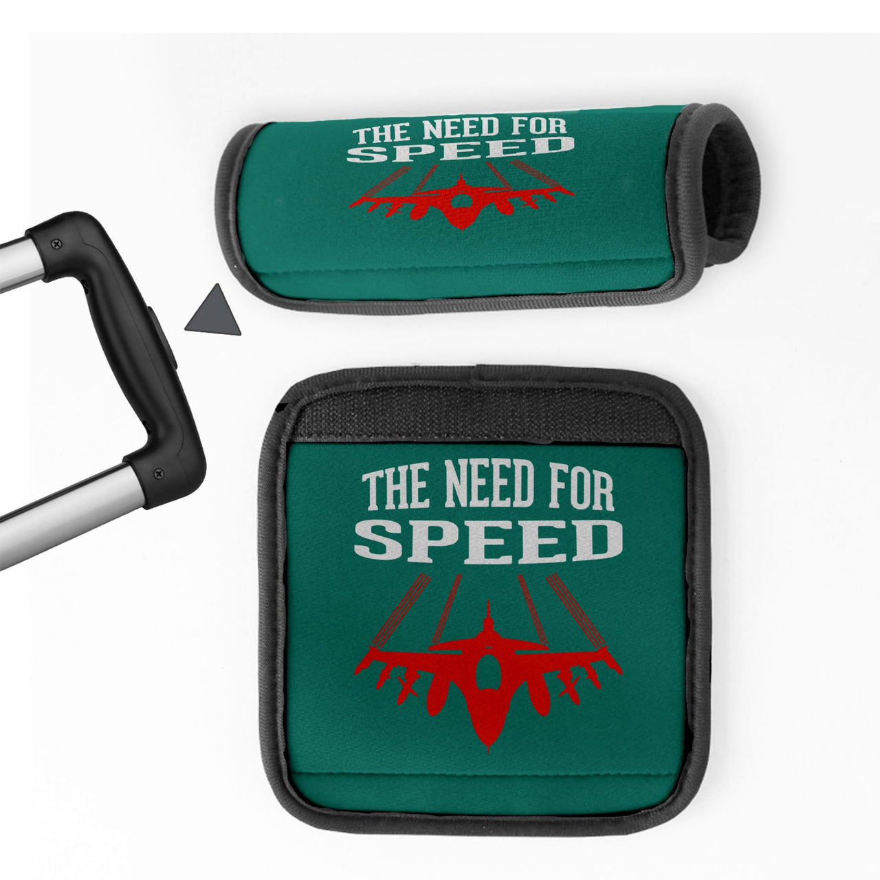 The Need For Speed Designed Neoprene Luggage Handle Covers