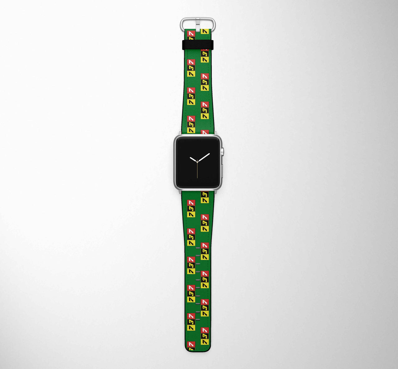 Flat Colourful 737 Designed Leather Apple Watch Straps