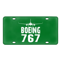 Thumbnail for Boeing 767 & Plane Designed Metal (License) Plates