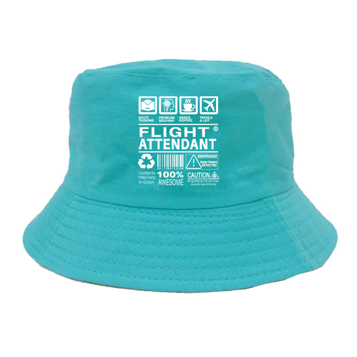 Flight Attendant Label Designed Summer & Stylish Hats