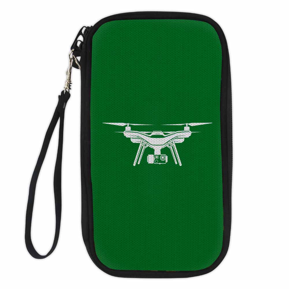Drone Silhouette Designed Travel Cases & Wallets