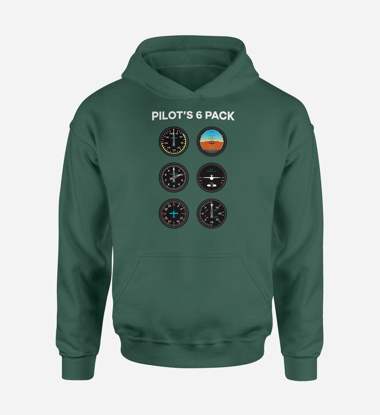 Pilot's 6 Pack Designed Hoodies