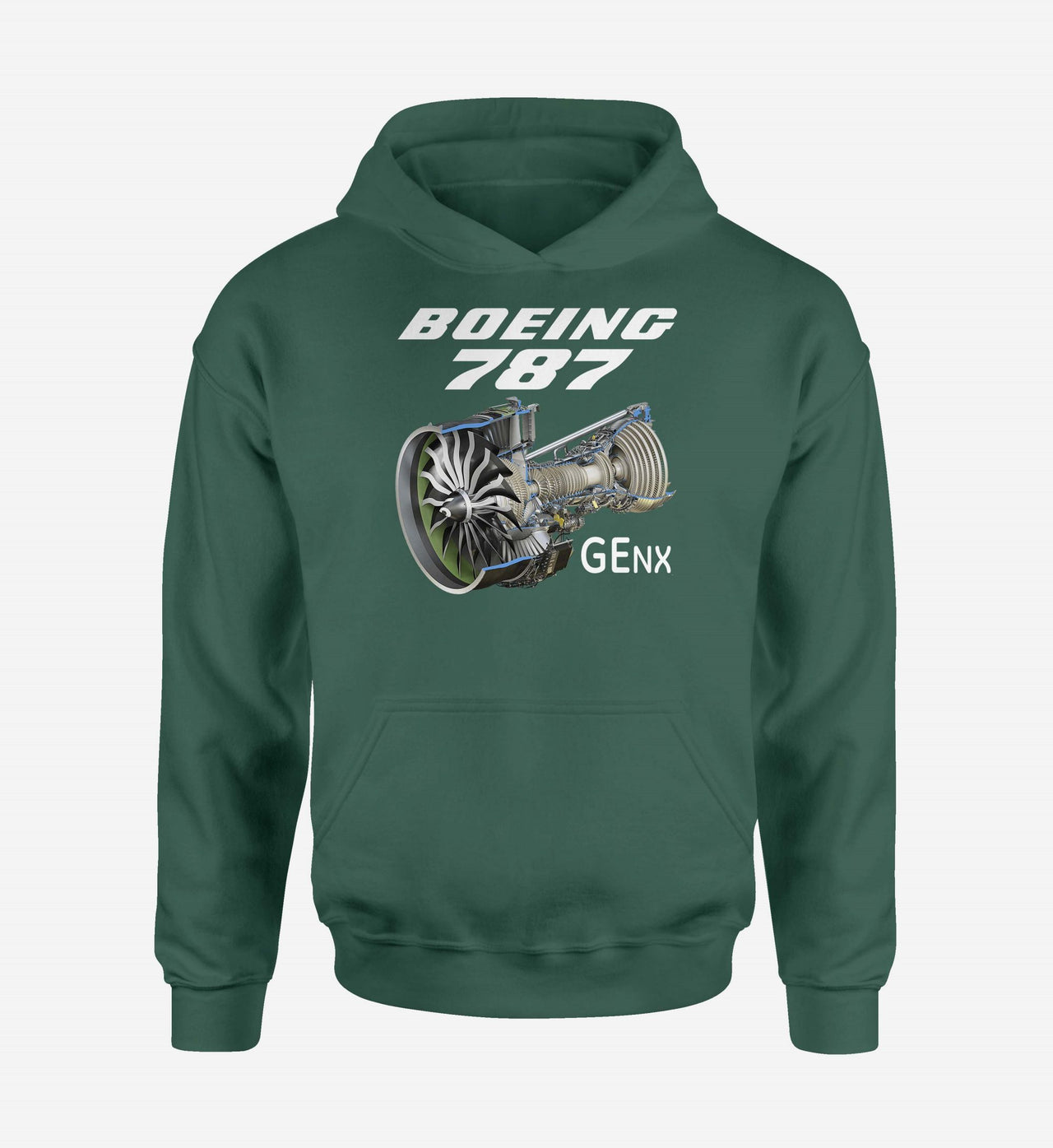 Boeing 787 & GENX Engine Designed Hoodies
