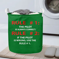 Thumbnail for Rule 1 - Pilot is Always Correct Designed Laundry Baskets