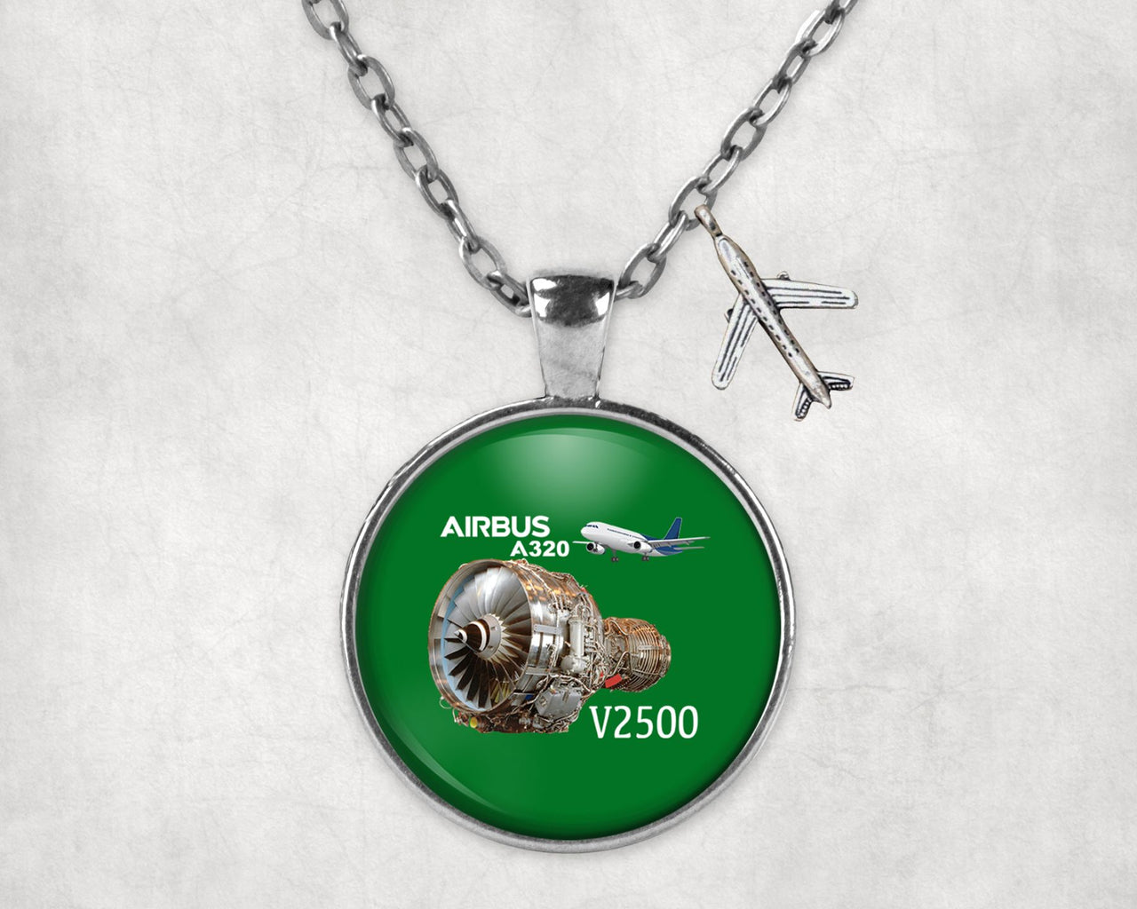 Airbus A320 & V2500 Engine Designed Necklaces