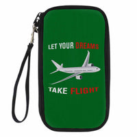 Thumbnail for Let Your Dreams Take Flight Designed Travel Cases & Wallets