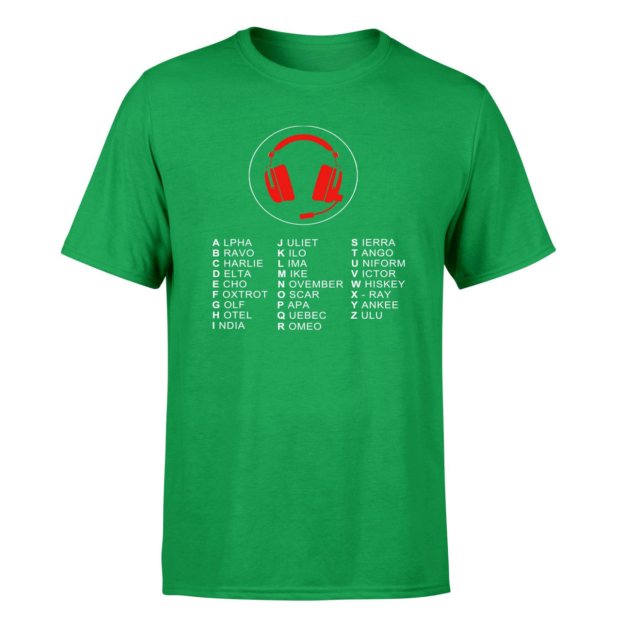 Aviation Alphabet 3 Designed T-Shirts
