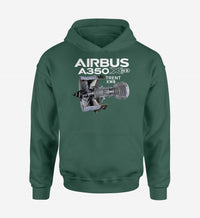 Thumbnail for Airbus A350 & Trent Wxb Engine Designed Hoodies