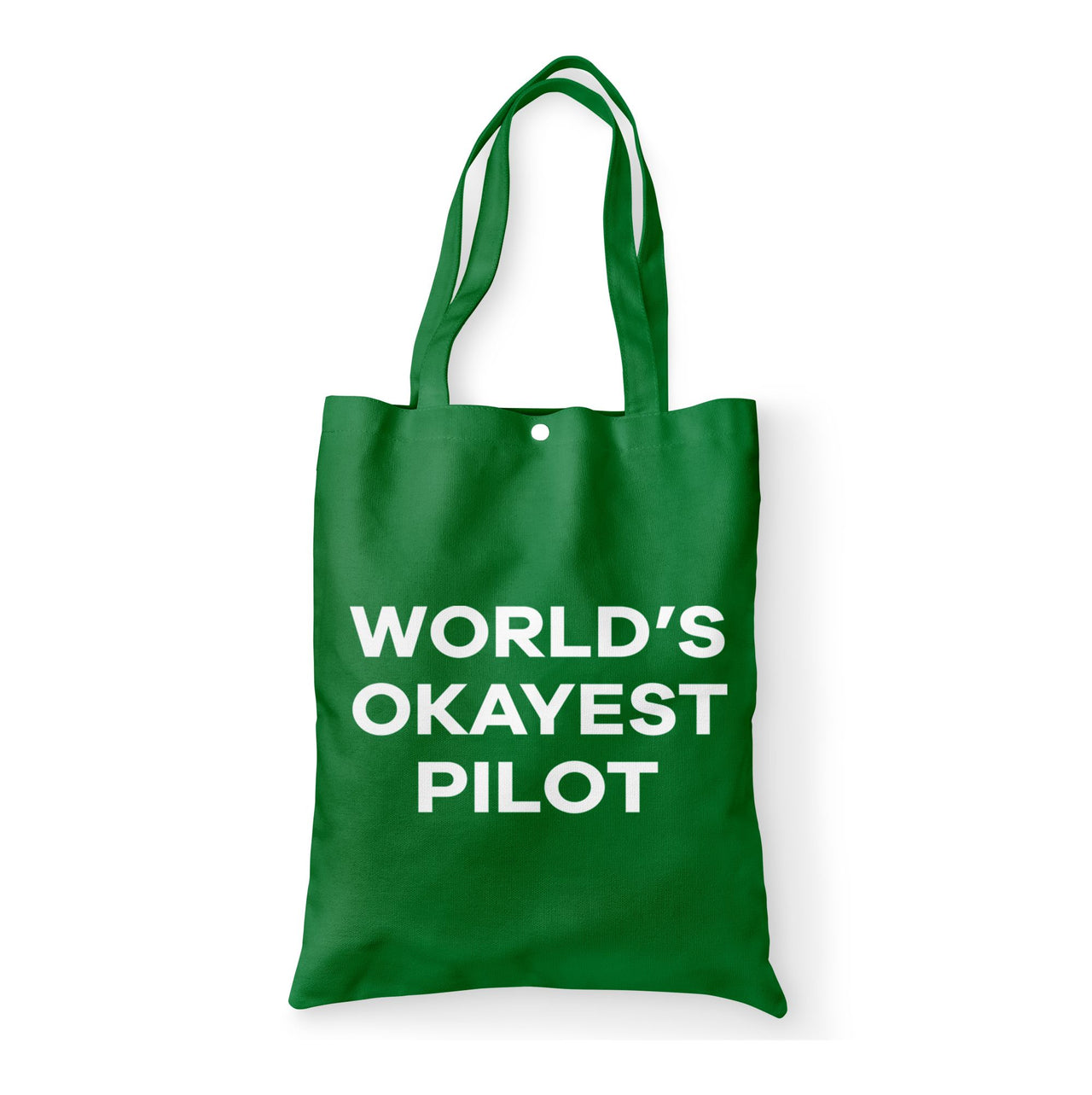 World's Okayest Pilot Designed Tote Bags