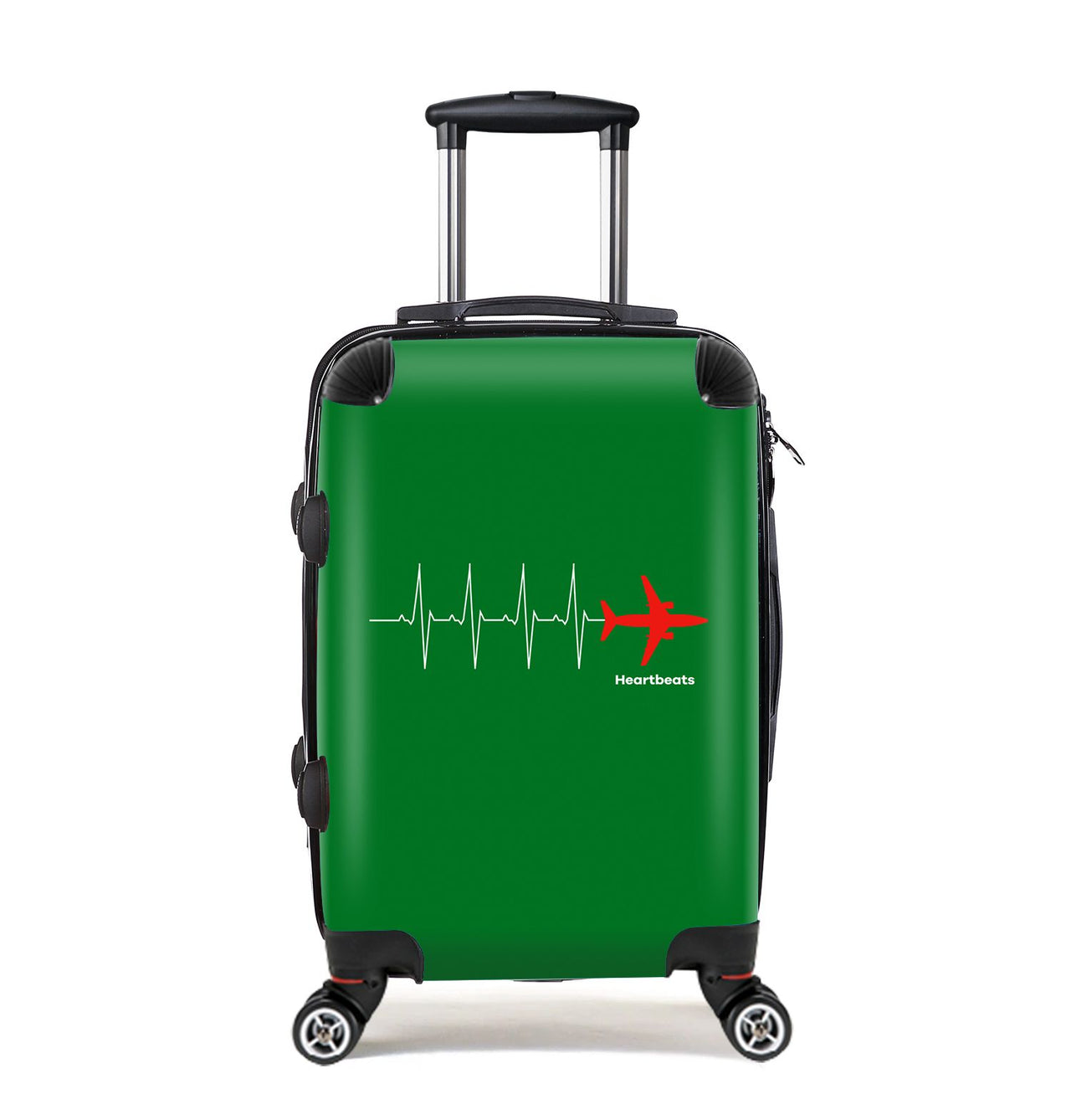 Aviation Heartbeats Designed Cabin Size Luggages