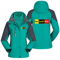 Thumbnail for Eat Sleep Fly (Colourful) Designed Thick 