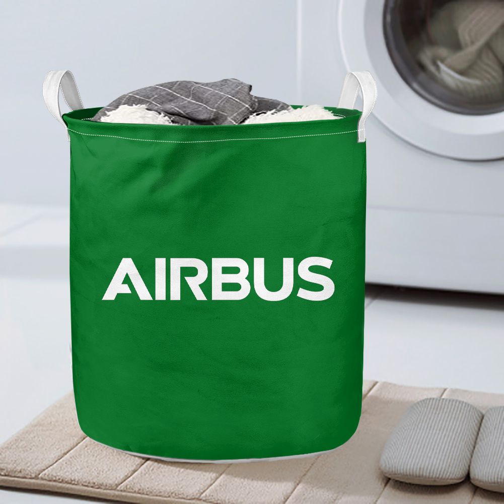 Airbus & Text Designed Laundry Baskets